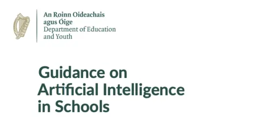 Guidance on AI in Schools from DEY