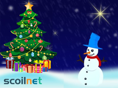 Leathanach Téama na Nollag do Bhunscoileanna