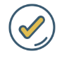 Icon for accuracy of output of AI