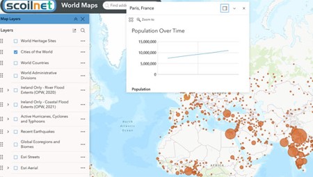 Scoilnet Maps World Viewer Enhanced